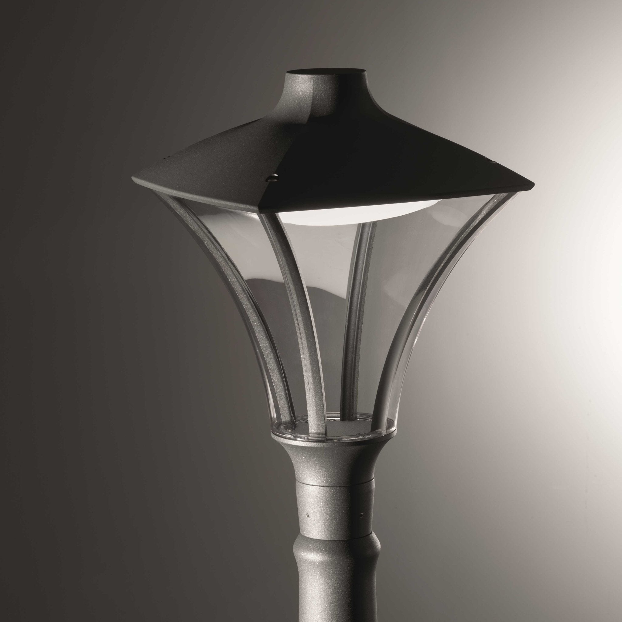 Traditional Lantern Exterior Floor Light | Aluminium Garden Floor Lamp | Morphis Landa Floor Lamp 