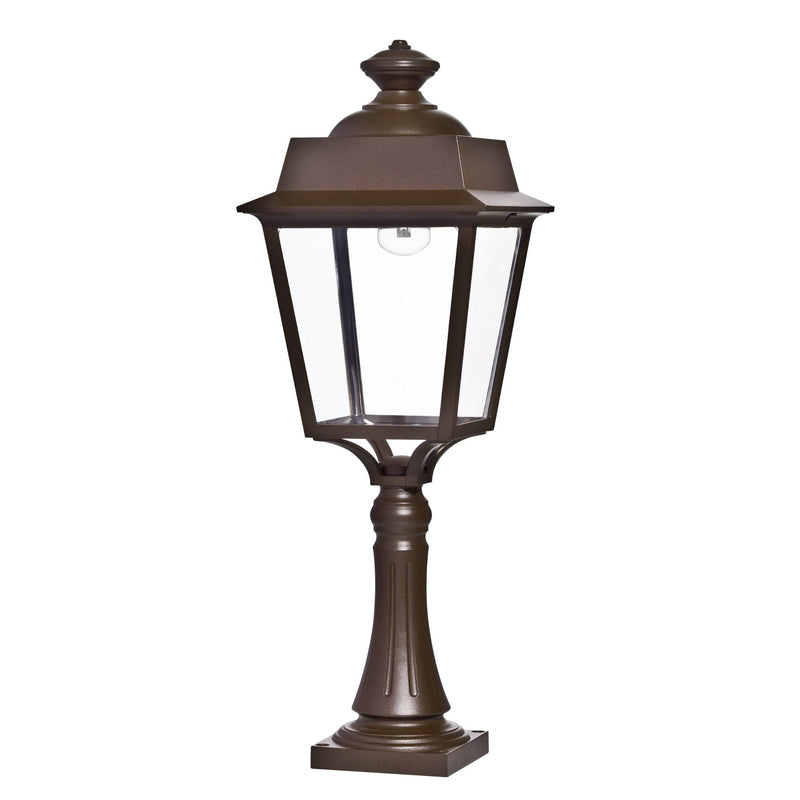 Traditional Lantern Outdoor Bollard IP65 | Roger Pradier Place des Vosges 1 Evolution M7