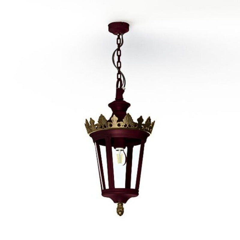 Traditional Metal Garden Ceiling Pendant IP65 | Roger Pradier Louvre Ceiling Pendant M1