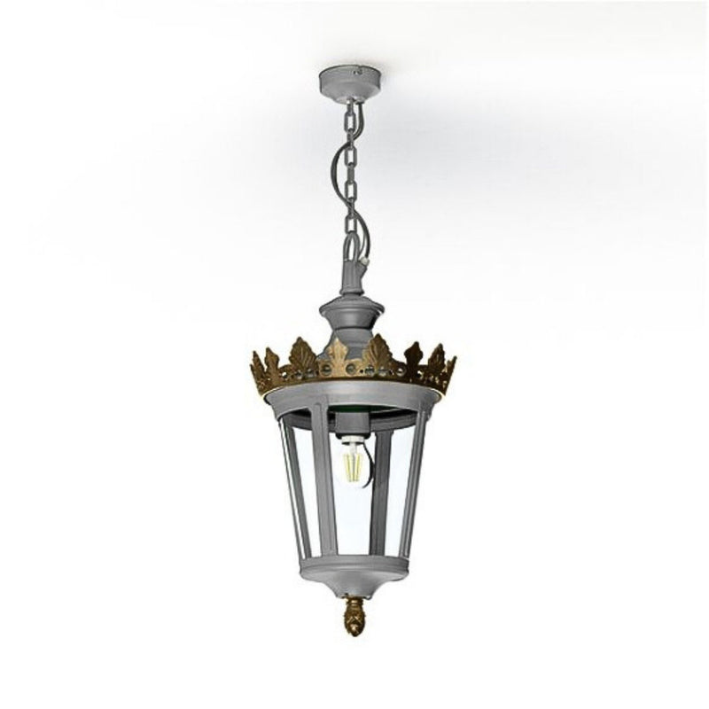 Traditional Metal Garden Ceiling Pendant IP65 | Roger Pradier Louvre Ceiling Pendant M1