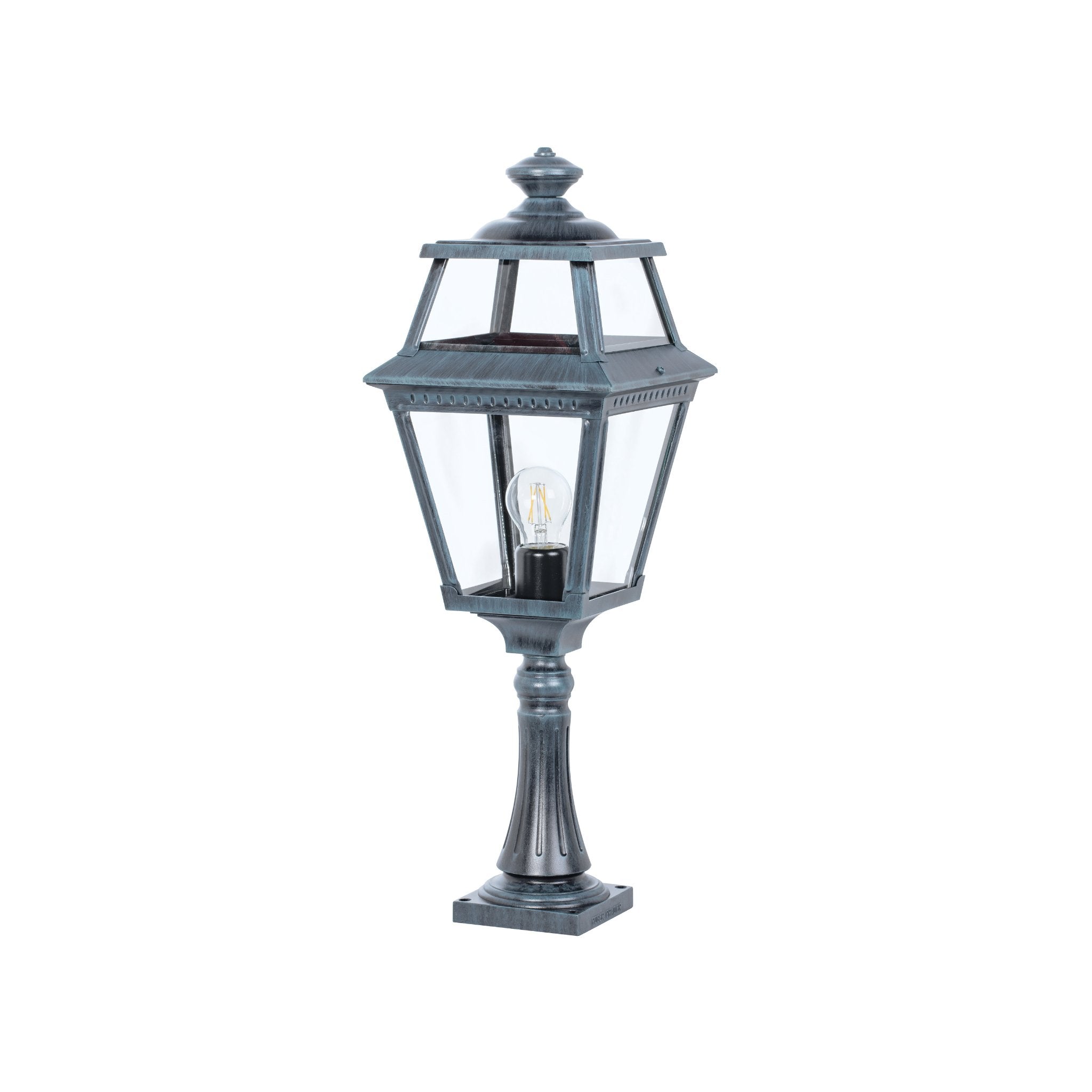 Traditional Metal Lantern Garden Bollard | Roger Pradier Place des Vosges 2 M7
