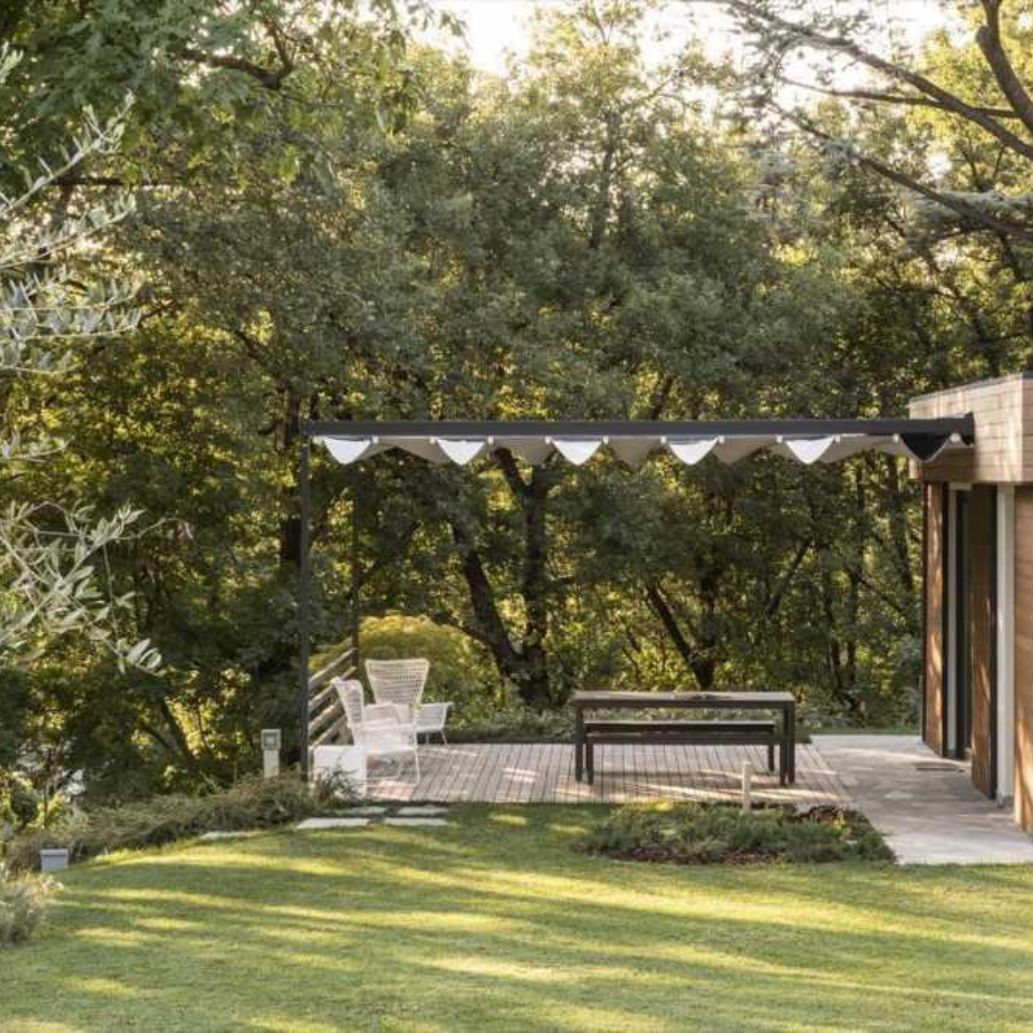 Custom Exterior Living Pergola