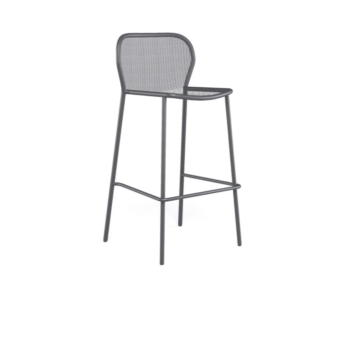Antique Iron Mesh Bar Stool | Outdoor Garden High Chair | EMU Darwin