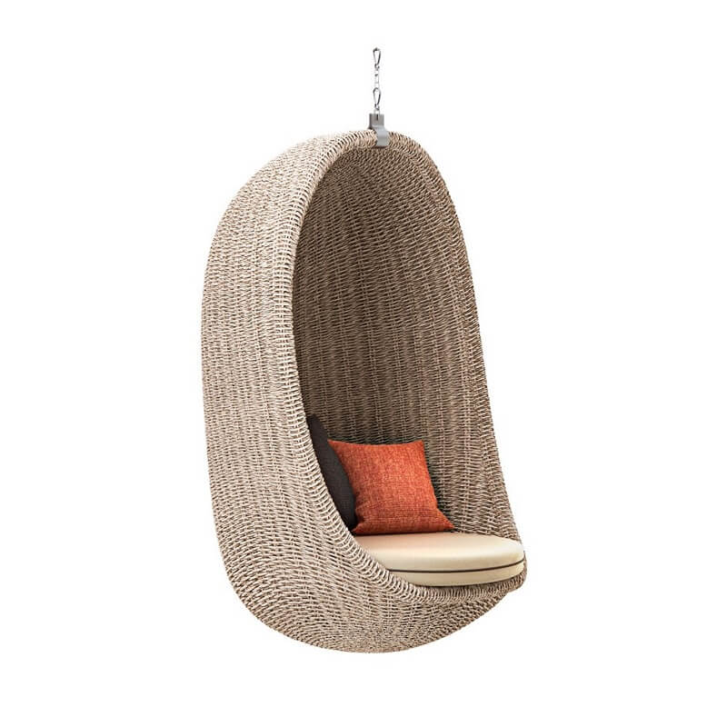 Luxury Hanging Rattan Egg Chair | Atmosphera Nest Hanging Chair PF.OUT.NS21.PSP