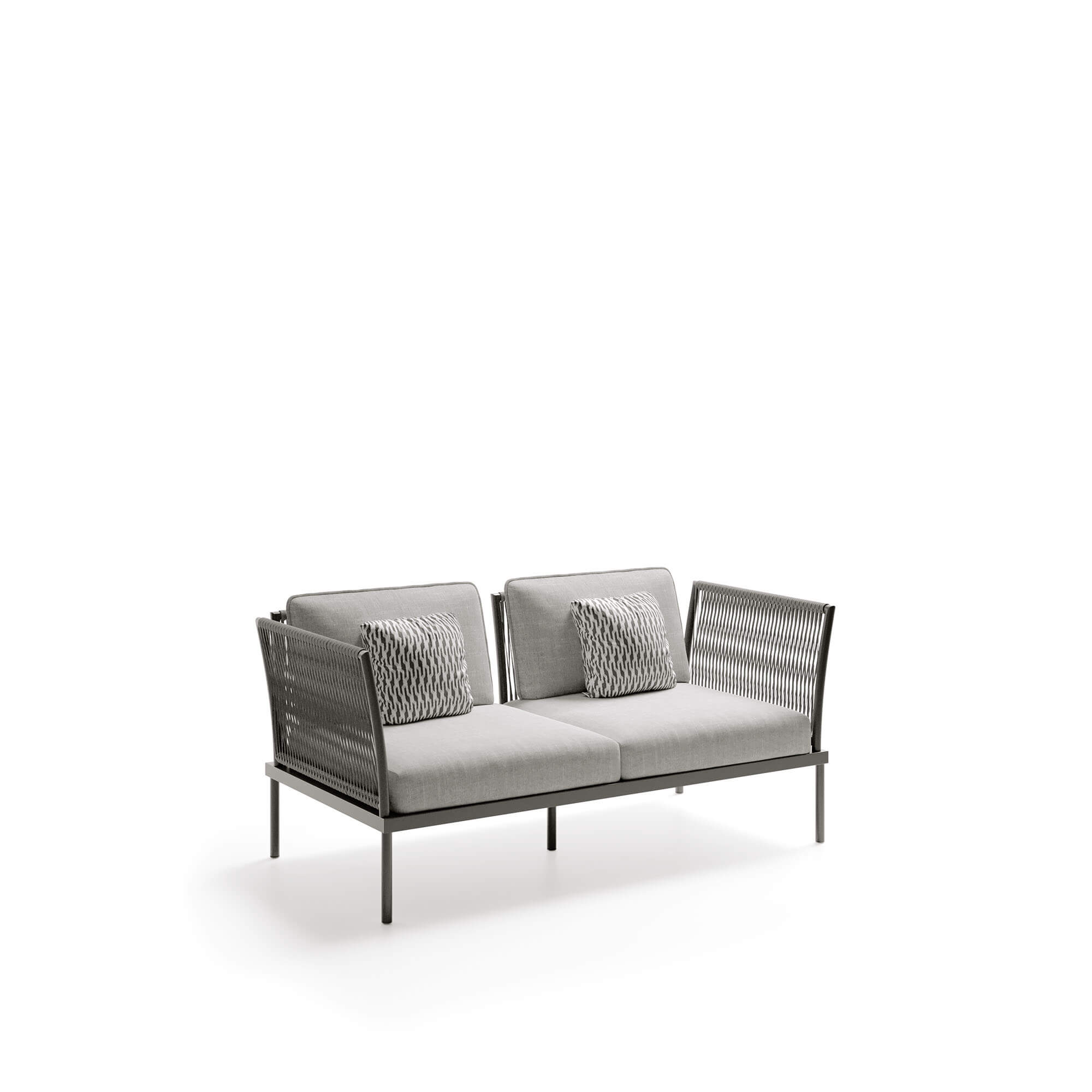 Modern Woven Rope Garden Sofa | Atmosphera Flash Sofa 2P PF.OUT.FSH.2DV