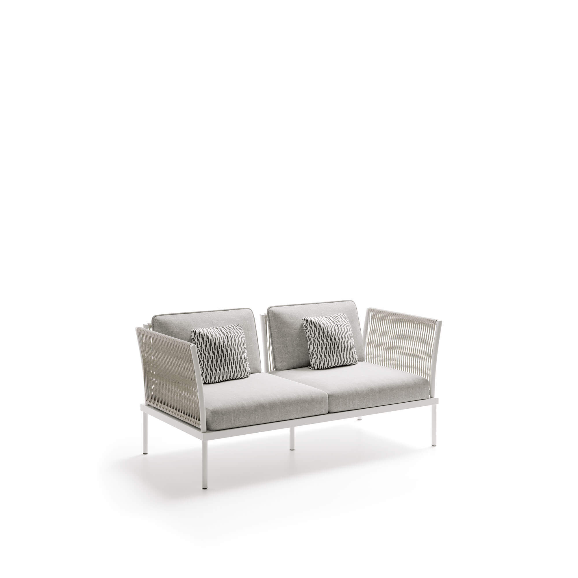 Modern Woven Rope Garden Sofa | Atmosphera Flash Sofa 2P PF.OUT.FSH.2DV