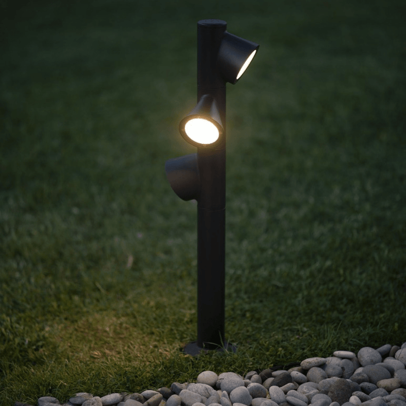 High-End Outdoor Floor Lamp | LED Directional Garden Lighting | Durable Aluminium Outdoor Light | IP65 Rated | Martinelli Luce Bruco Anthracite