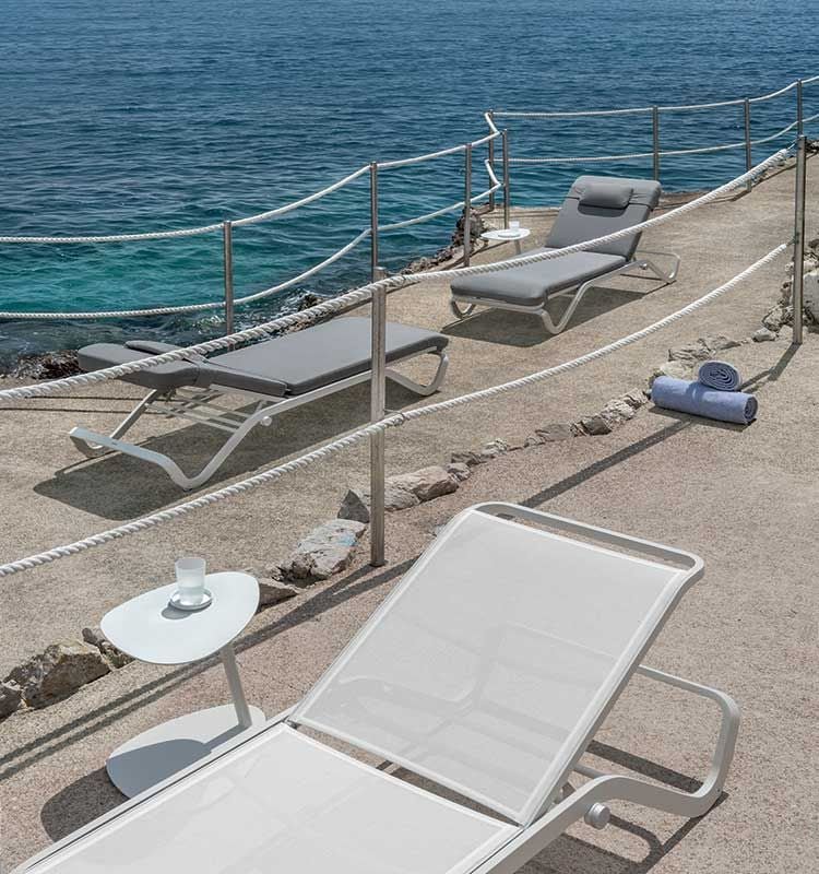 Luxury Stackable Sunbed | High End Luxury Sun Lounger | Luxury Outdoor Seating | Designed and Made in Italy | Ethimo Ocean