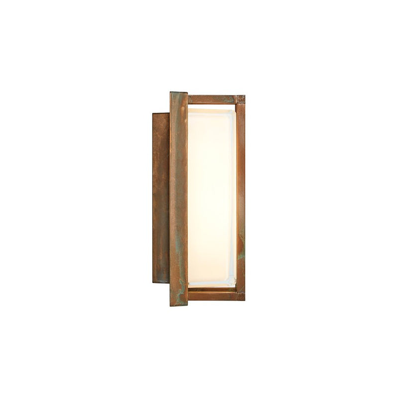 Industrial Metal Wall Lamp With Linear Detail by Moretti Luce | Luxury Exterior Wall Light | High-End Outdoor Sconce | Premium Quality Lighting | Made in Italy