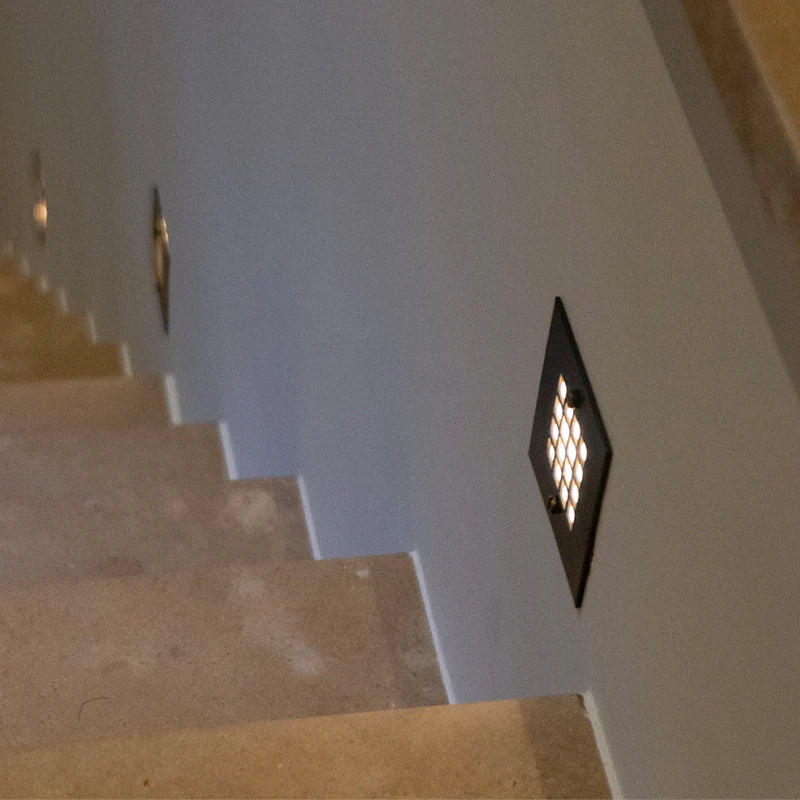 Luxury Indoor-Outdoor Recessed Wall Light | high-end modern step lighting | premium metal finish | Authentage