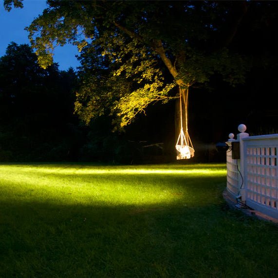 Macro Power Projector Outdoor Wall Light | Outdoor Wall Mounted Projector | Adjustable LED Garden Spotlight | High-Powered Exterior Lighting | Bronze Nickel Chrome | Authentage