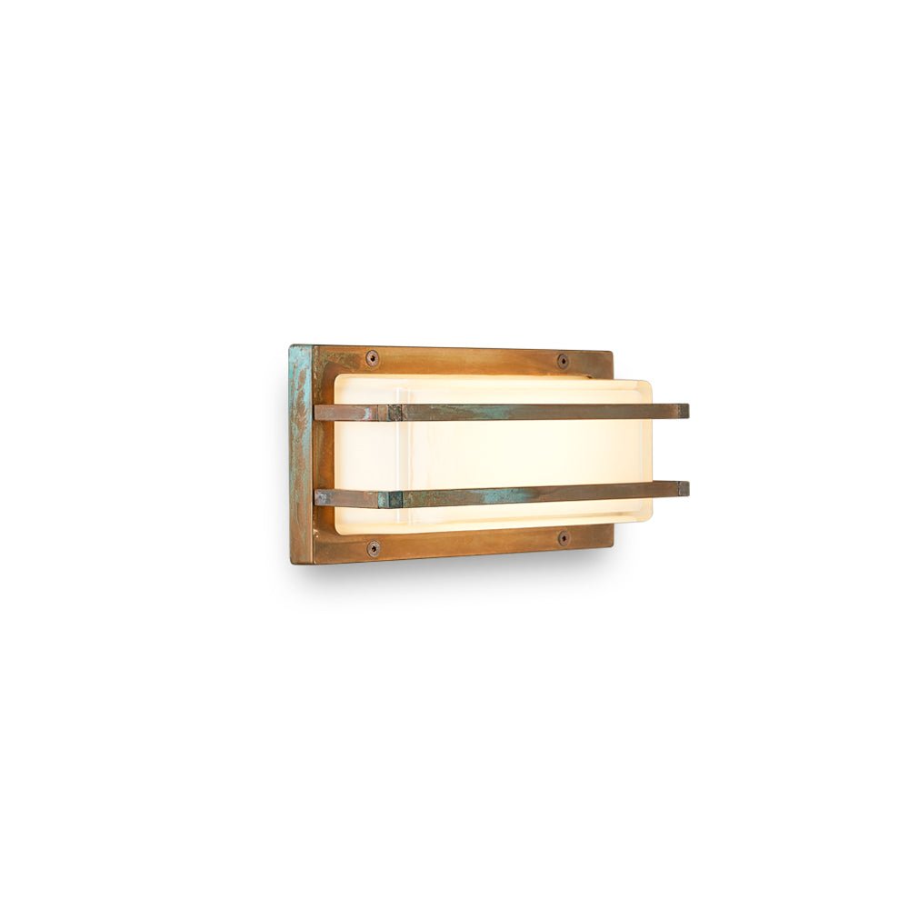 ontemporary Metal Wall Lamp by Moretti Luce | Rectangular Outdoor Lighting | High-Quality Exterior Wall Light | Italian Craftsmanship