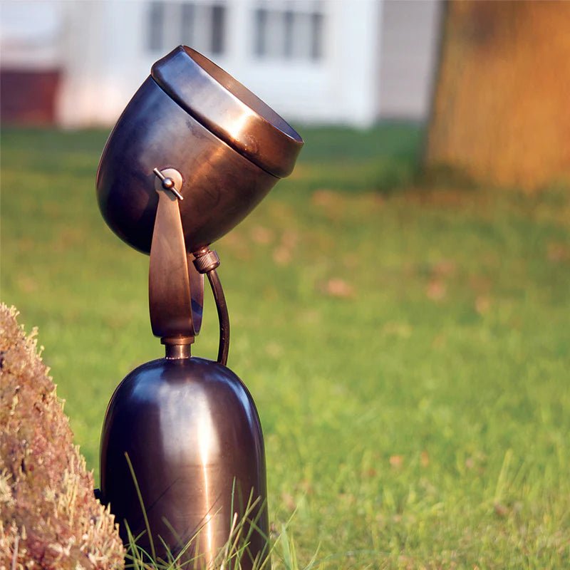 Outdoor Power Projector Spotlight | High-End Garden Lighting | Weather-Resistant Outdoor Light | Luxury Exterior Lighting | Authentage