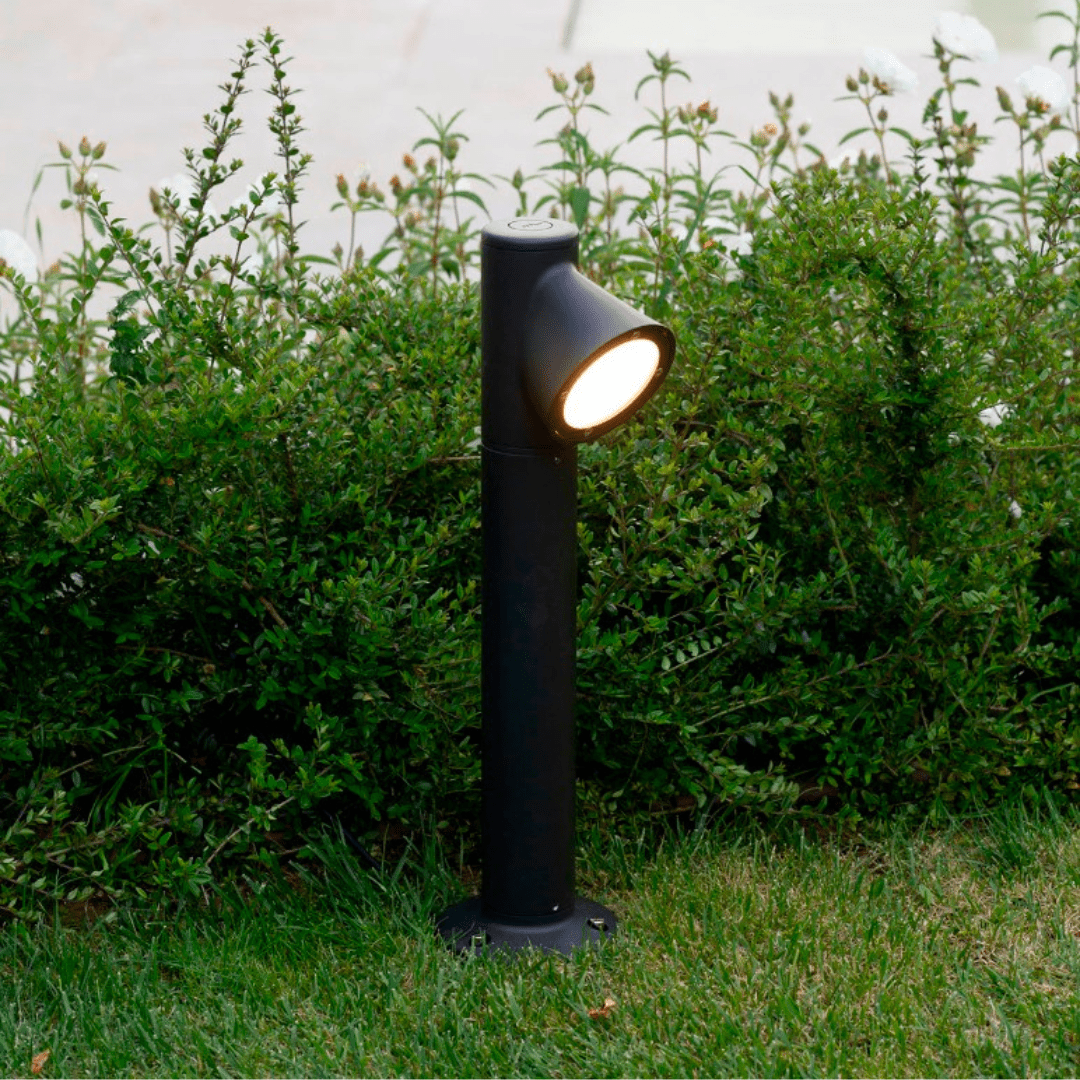 Premium Outdoor Garden Floor Lamp | Customisable Modular LED Light | Weatherproof Aluminium Light | IP65 Certified | Martinelli Luce Bruco Anthracite