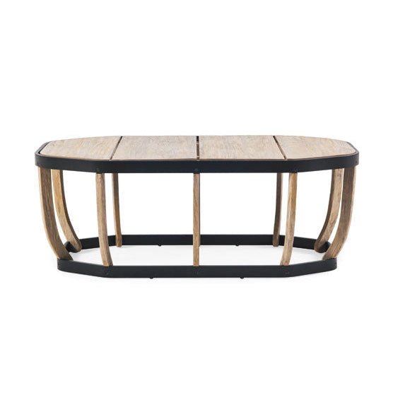 Premium Outdoor Teak Coffee Table | Modern Garden Furniture | Ethimo Swing