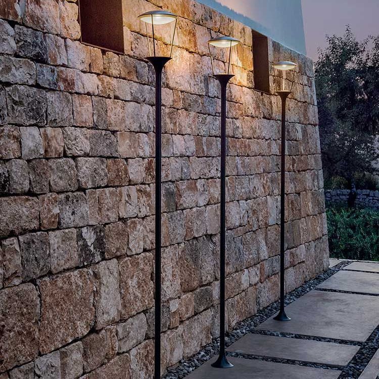 Sleek LED Garden Lamp Post | Luxury Outdoor Floor Lighting | High-End Weather-Resistant Pathway Light | Elegant Aluminium LED Post Light | Designed and Made in Italy | Ethimo Pharos