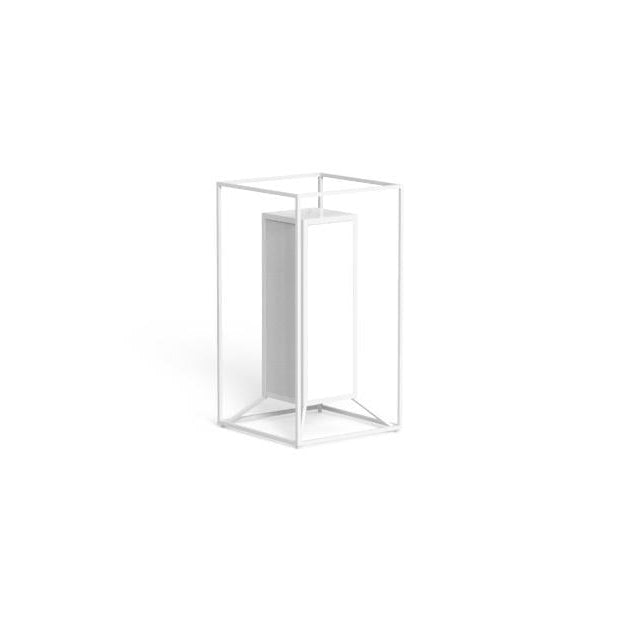 Sleek Vintage Floor Lamp | Luxury Outdoor Floor Lamp | High-End Lantern | White Finish | Modern Outdoor Lighting | Talenti CleoSoft