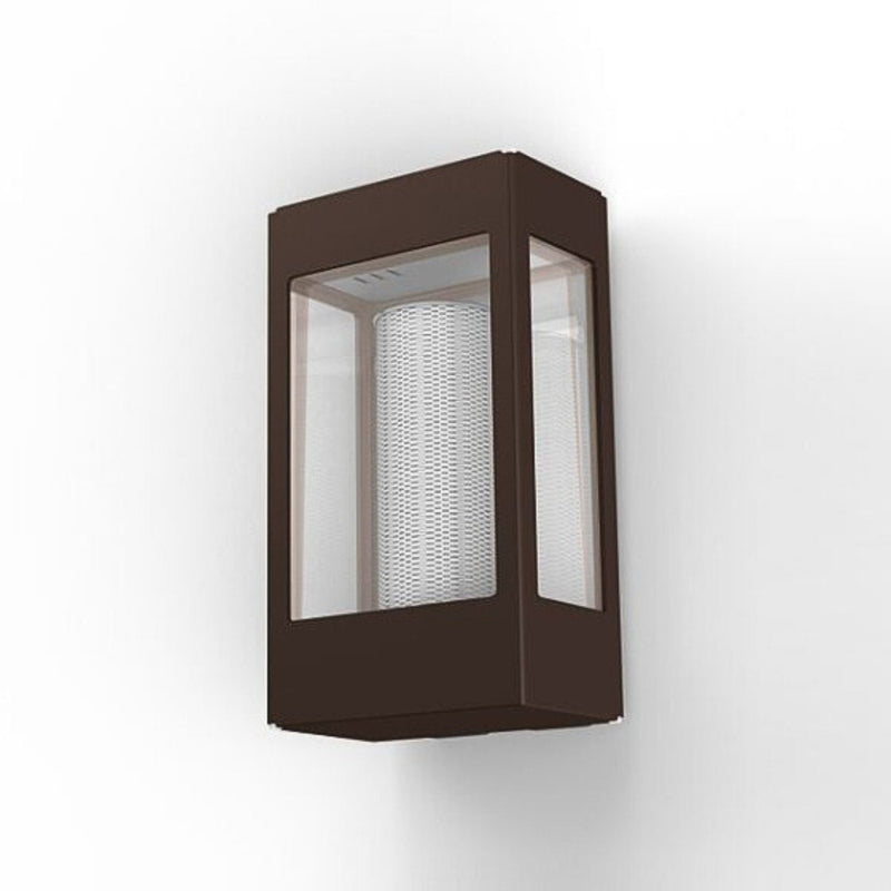 Modern Metal Garden Wall Lantern IP65 | Old Rustic | Roger Pradier Tetra M1