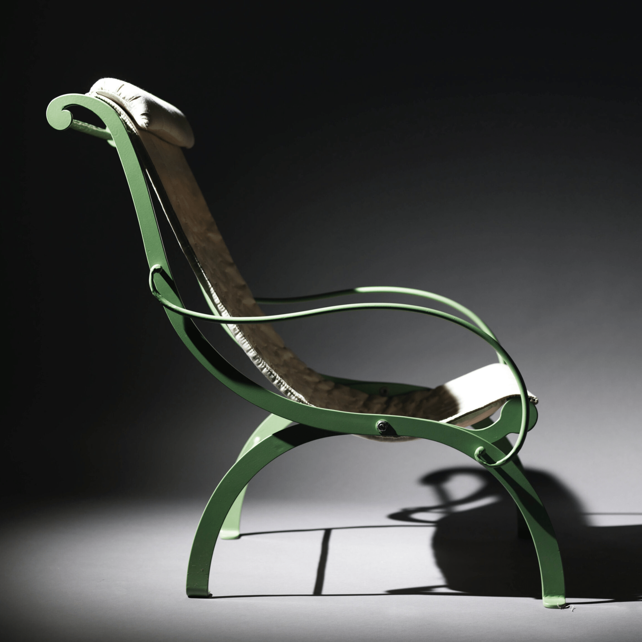 Unique Patio Lounge Armchair | Riviera Collection | Officina Ciani | High End Outdoor Armchair | Luxury Metal Garden Furniture | Designed and Made in Italy