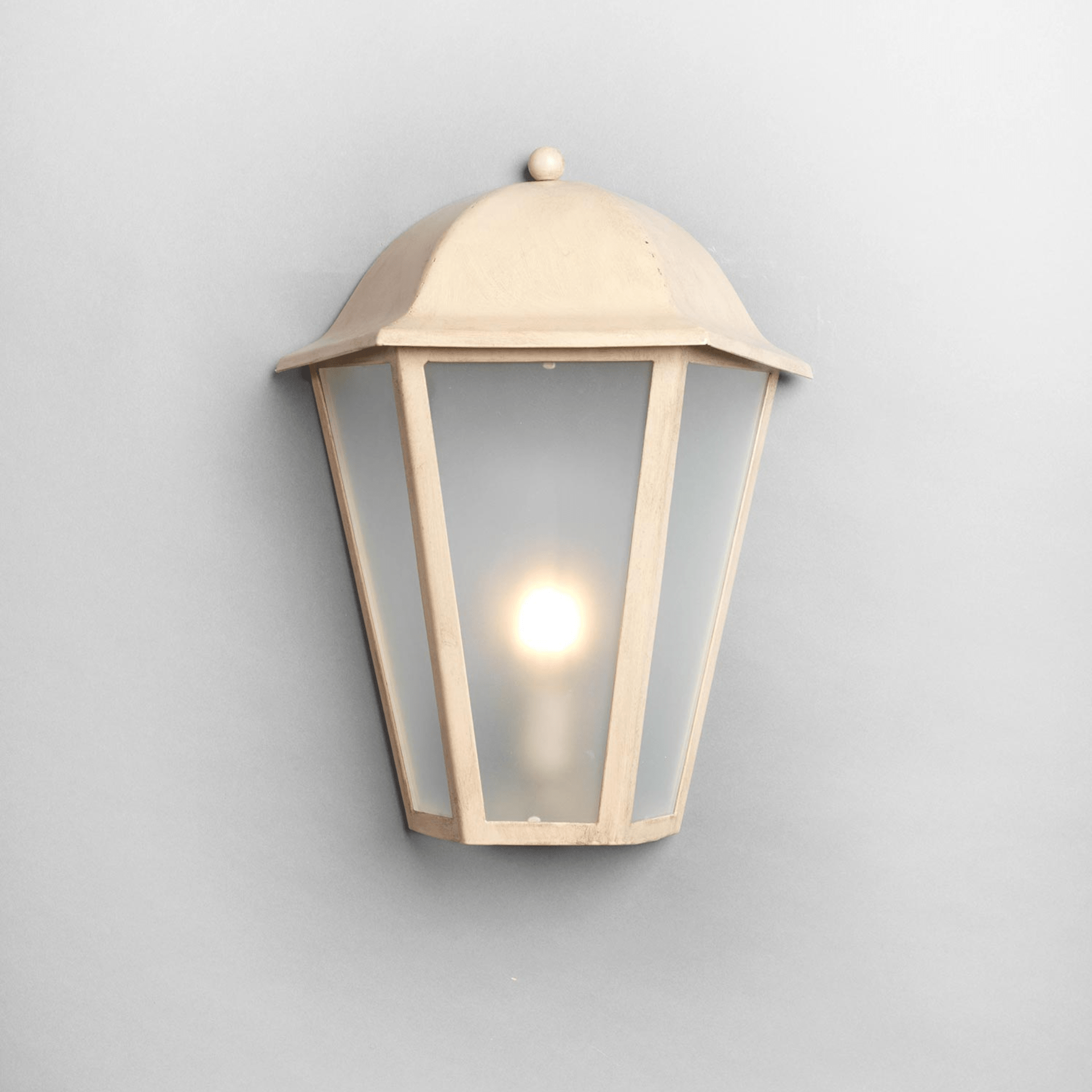 Vintage-Style Garden Wall Light | Officina Ciani | MARMI | Handcrafted Iron and Glass Outdoor Lantern | High-End Patio Lighting