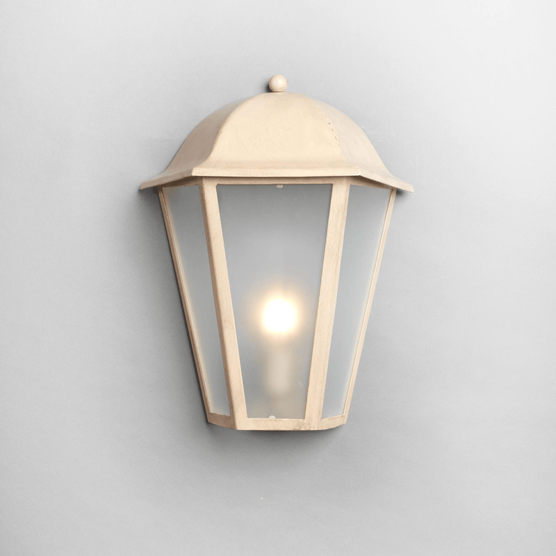 Vintage-Style Garden Wall Light | Officina Ciani | MARMI | Handcrafted Iron and Glass Outdoor Lantern | High-End Patio Lighting