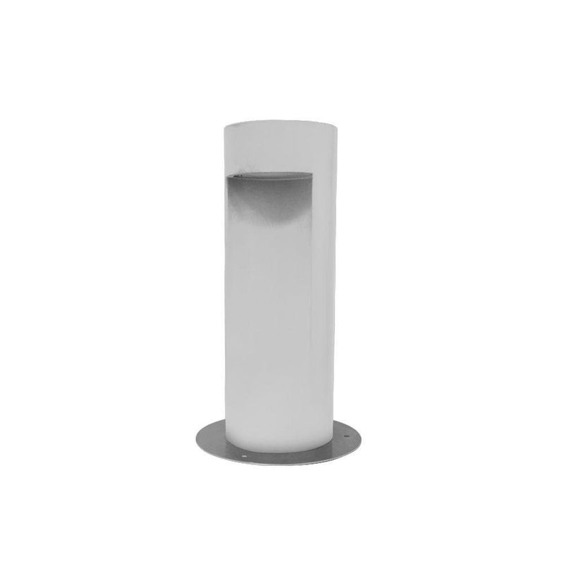 Modern Cylindrical Concrete Bollard | Exterior Concrete Floor Lamp | Made in Italy