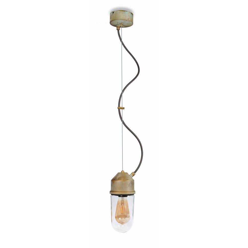 Rustic Metal Garden Ceiling Pendant | outdoor metal rustic suspended light | e27 led | brass nickel black white