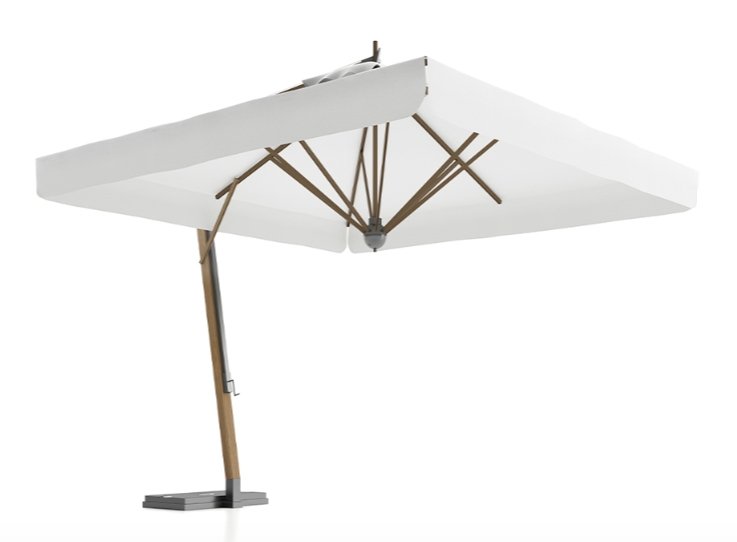 Large Square Luxury Parasol | Modern Luxury Parasol | Parasol For Commercial Use | Luxury Quality