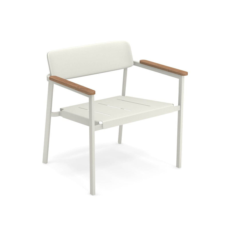 Minimal Aluminium Outdoor Loungechair | high end Italian garden lounge seat | white black taupe brown