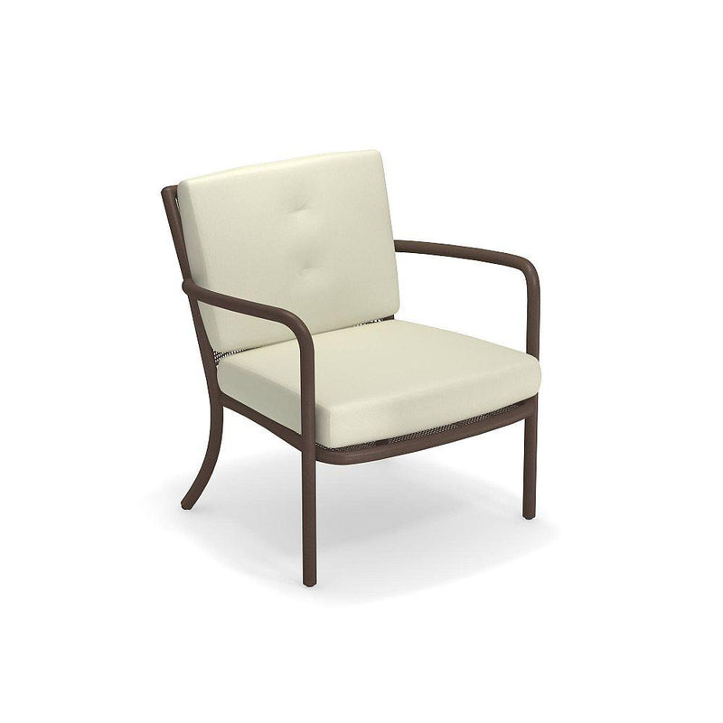 Large Neutral Garden Armchair | Luxury Italian Outdoor Lounge Chair