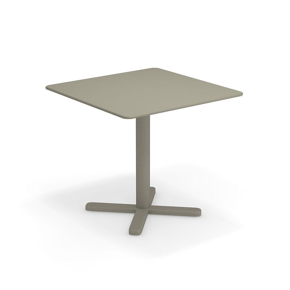 Small Square Garden Dining Table | Italian Modern Steel Mini Coffee Table