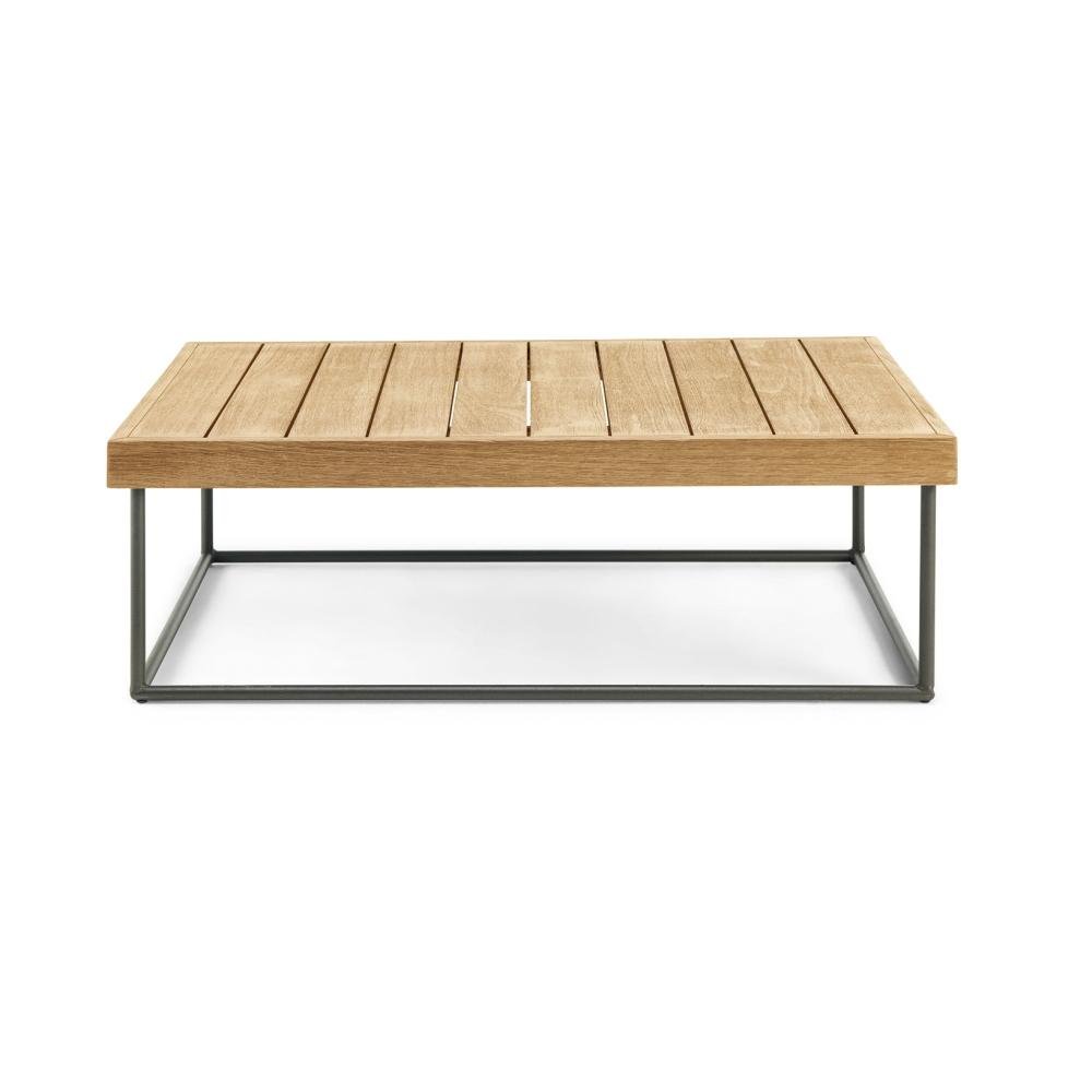 Natural Teak Coffee Table | High End Outdoor Coffee Table | Luxury Outdoor Teak Furniture | Designed and Made in Italy