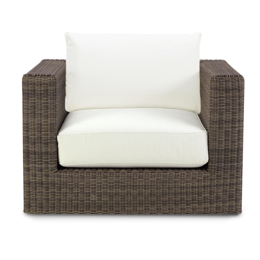 Modern Woven Garden Armchair | High End Woven Armchair | Luxury Woven Patio Furniture | Designed and Made in Italy