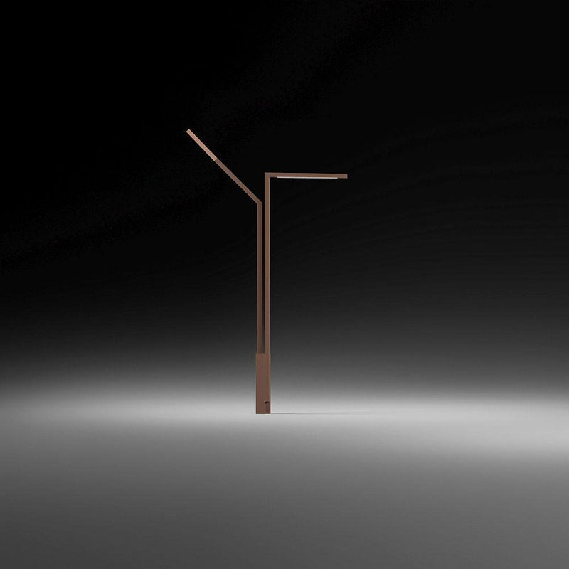 Contemporary Steel Exterior Post Lamp IP65 | Vibia Palo Alto 4539 4540