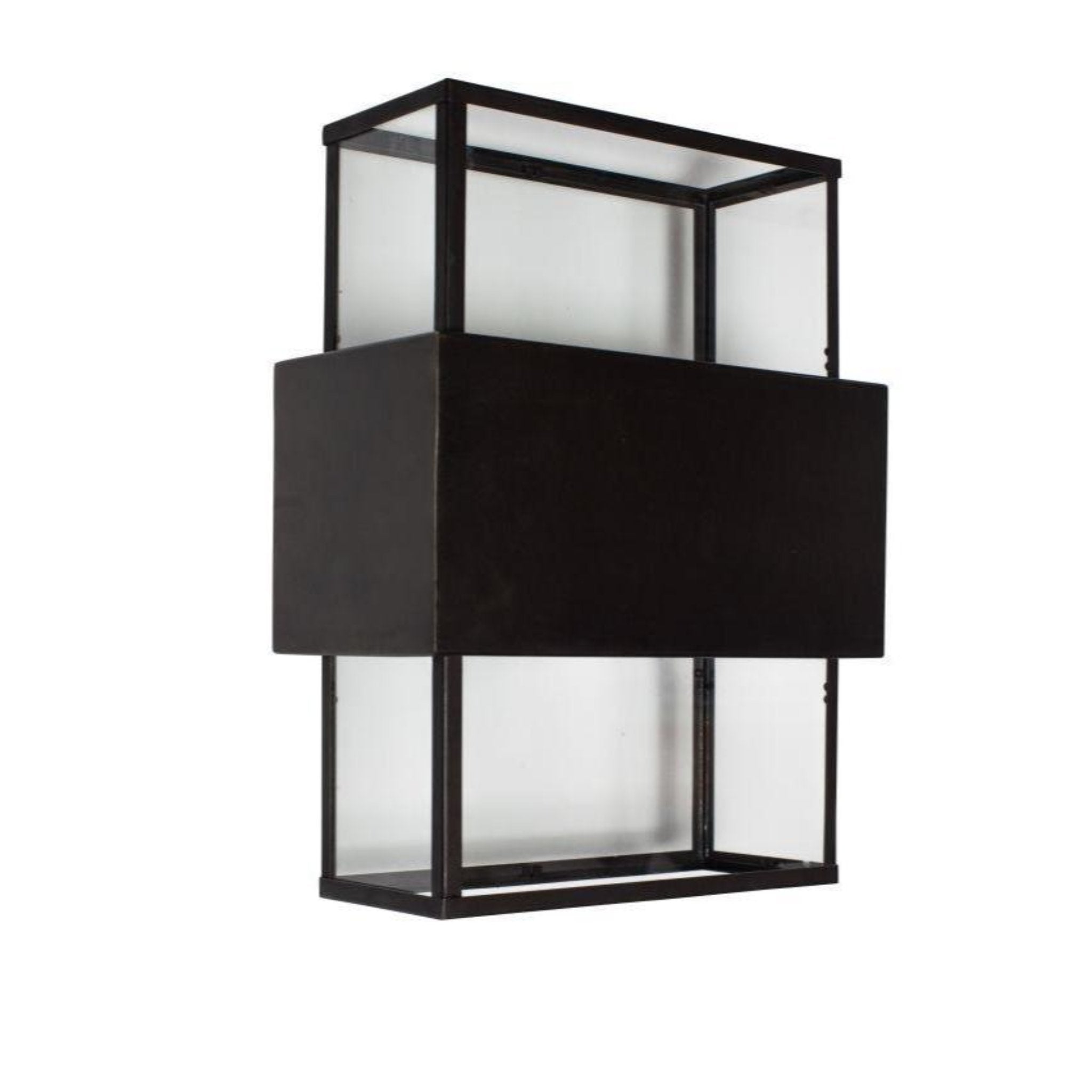 Dark Bronze Outdoor Wall Lantern IP44 | Authentage Q-Bri Lantern Outdoor QLW0L2OU2