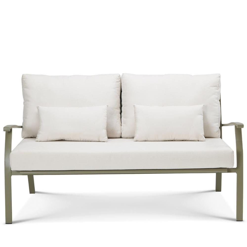 Classic Design 2 Seater Metal Sofa | Luxury Outdoor Metal Seating | High End Classic Design Sofa | Designed and Made in Italy
