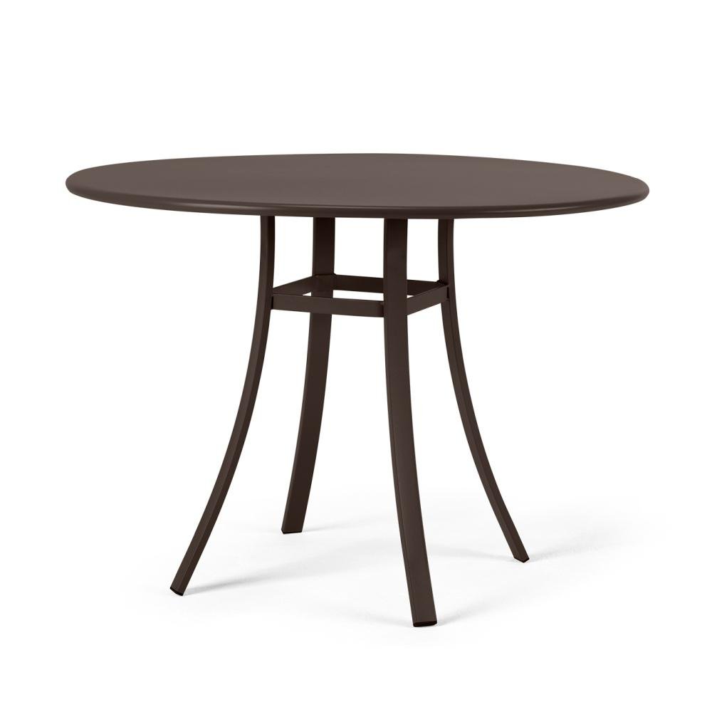 Classic Metal Outdoor Round Dining Table | High End Metal Garden Furniture | Luxury Patio Dining Set | Designed and Made in Italy