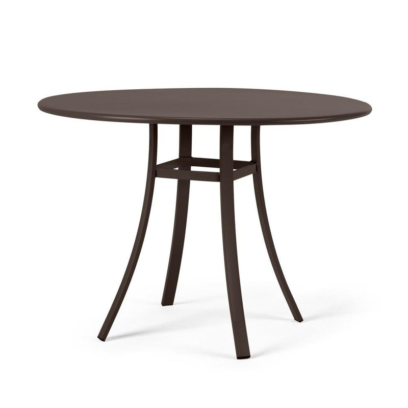 Classic Metal Outdoor Round Dining Table | High End Metal Garden Furniture | Luxury Patio Dining Set | Designed and Made in Italy