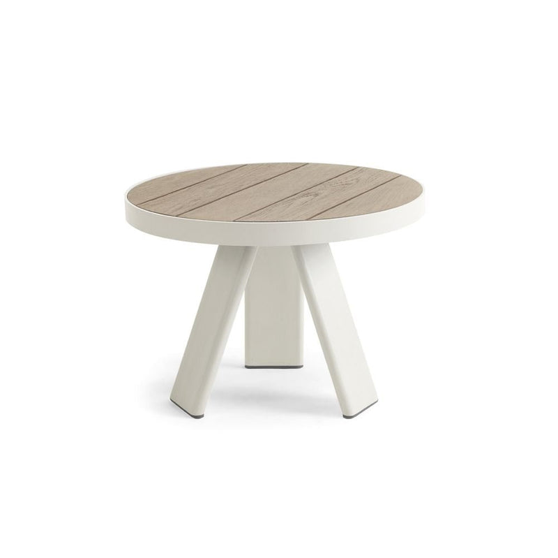 Circular Aluminium Outdoor Coffee Table | Luxury Outdoor Coffee Table | High End Outdoor Furniture Sets | Quality Teak Garden Furniture