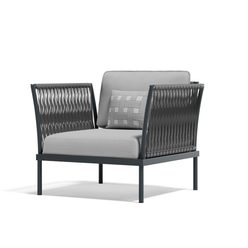 Modern Woven Outdoor Armchair | Luxury Outdoor Lounging Furniture | Modern Garden Furniture | Luxury Outdoor Furniture Sets