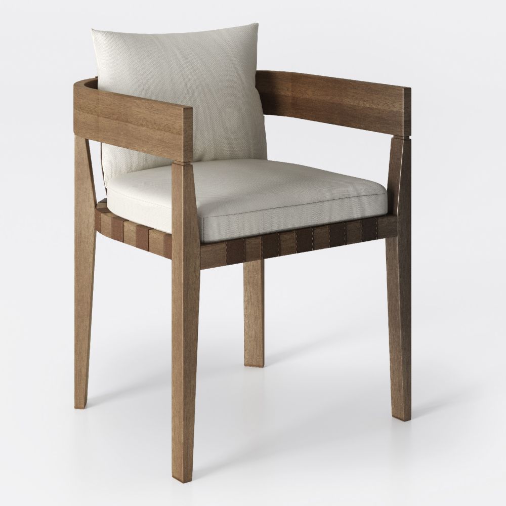 Retro Outdoor Wooden Dining Chair | Luxury Outdoor Garden Furniture | High End Garden Furniture | Luxury Outdoor Dining Sets | Quality Outdoor Seating