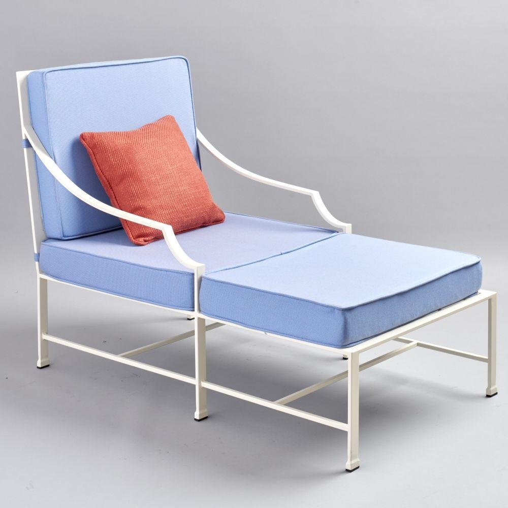 Contemporary Design Outdoor Chaise Lounge | Luxury Outdoor Sun Lounger | Quality Metal Outdoor Furniture Set | Luxury Patio Chaise Lounge | Designed and Made in Italy