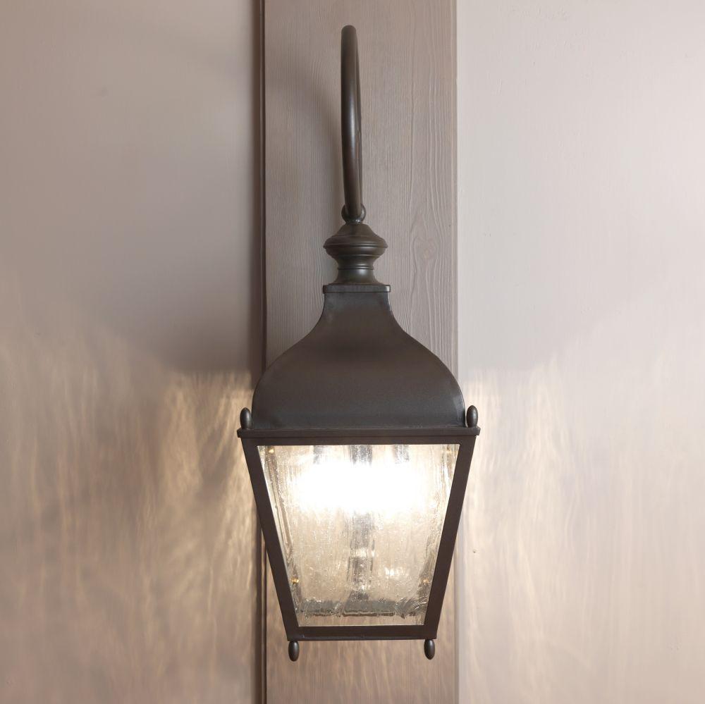 Luxury Outdoor Lantern With Decorative Arm  | High End Outdoor Wall Lantern | Luxury Patio Wall Light | Quality Garden Wall Lantern