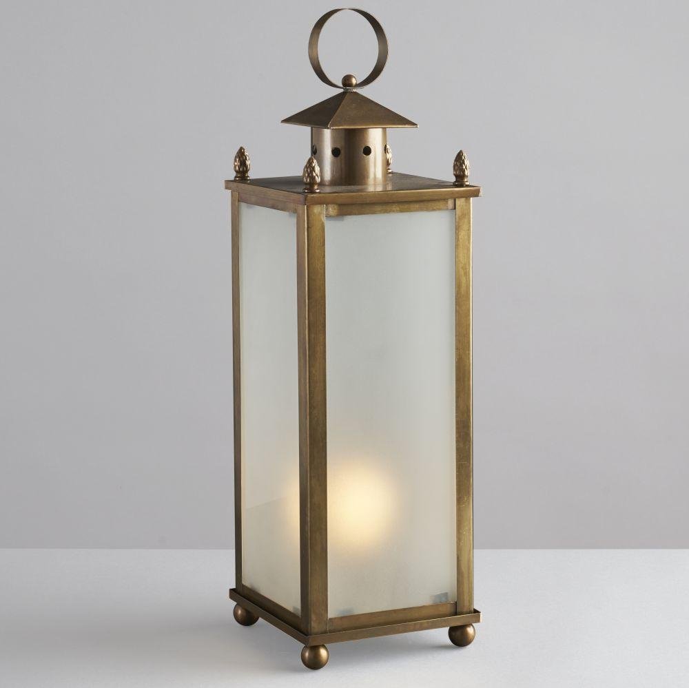 Luxury Brass Outdoor Floor Lantern | High End Outdoor Floor Light | Quality Metal Garden Lighting | Designed and Made in Italy