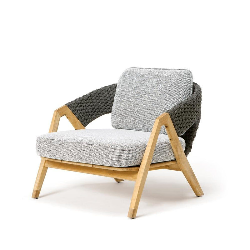 High End Woven Grey Outdoor Armchair | Luxury Outdoor Furniture Sets | Quality Woven Outdoor Furniture | Designed and Made in Italy