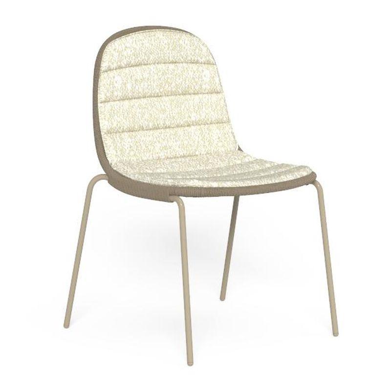 Luxury Garden Relaxing Dining Chair | Contemporary Outdoor Colourful Rope Furniture | Outdoor Dning Chairs For Sale UK | Beige Grey Green Red Yellow