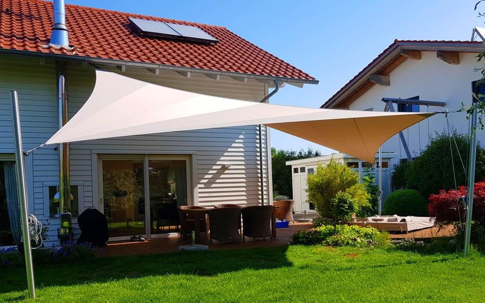 Custom Electric Motor Awning | High End Simple Patio Shade