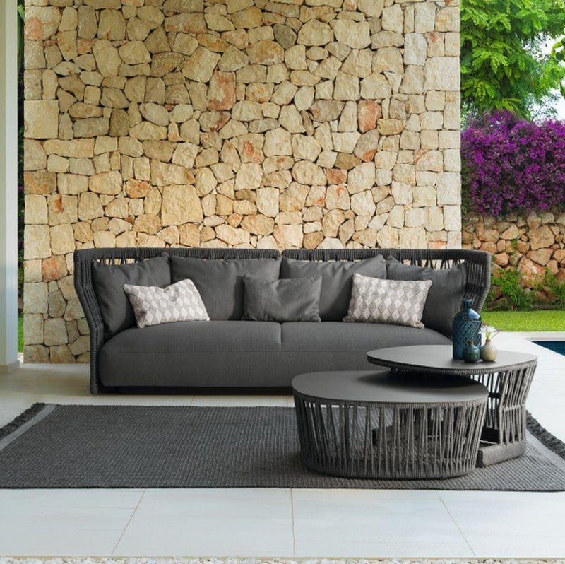 Dark Grey Outdoor Sofa | Luxury Outdoor Sofa | High End Dark Grey Sofa | Luxury Quality | Luxury Seating