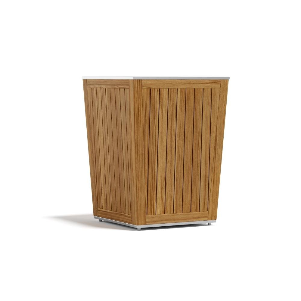 Quality Teak Outdoor Planter | High End Teak Furniture | Luxury Outdoor Furniture and Lighting | Designed and Made in Italy
