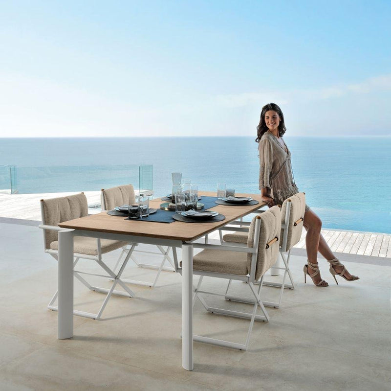 Simple Rectangular Dining Table | Rectangular Dining Table | Teak Dining Table | Wooden Top Dining Table | Luxury Furniture
